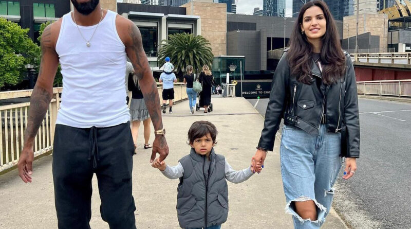 Agastya, son of Hardik Pandya and Natasa Stankovic