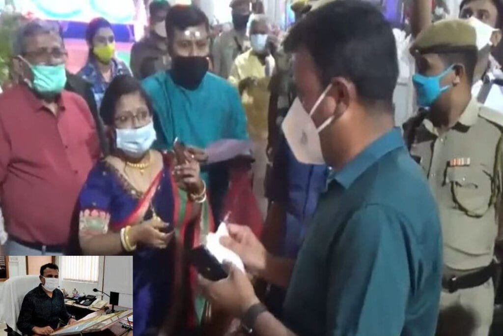 अगरतला के एक शादी समारोह में कोरोना प्रोटोकॉल का उल्लंघन करने करने वालों के खिलाफ सख्त कार्रवाई करने वाले डीएम शैलेश यादव का ट्रांसफर कर दिया गया है । राज्य सरकार ने डीएम को निलंबित किया था ।