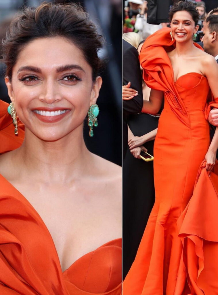 Red Carpet पर दीपिका पादुकोण की ड्रेस बनी मुसीबत 
