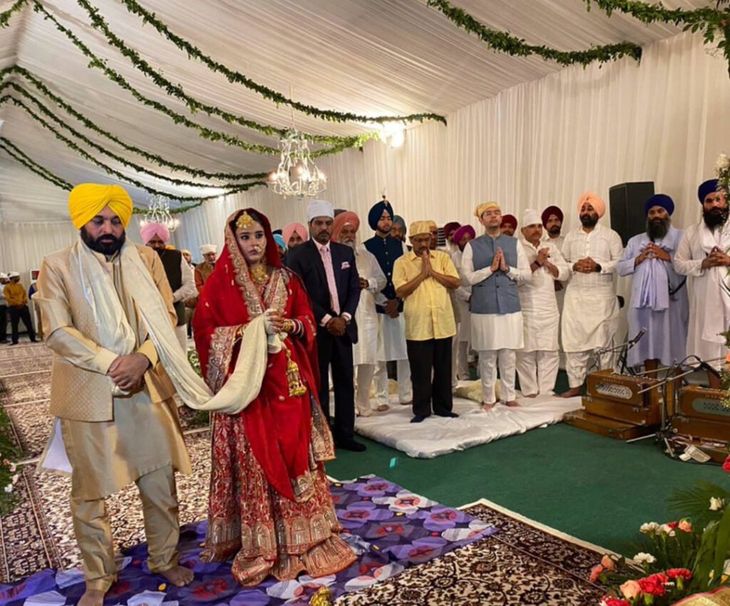 Bhagwant Maan Wedding: गुरप्रीत संग शादी के बंधन में बंधे भगवंत मान