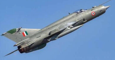 Barmer Crashes:बाड़मेर में वायुसेना का MiG-21 लड़ाकू विमान क्रैश
