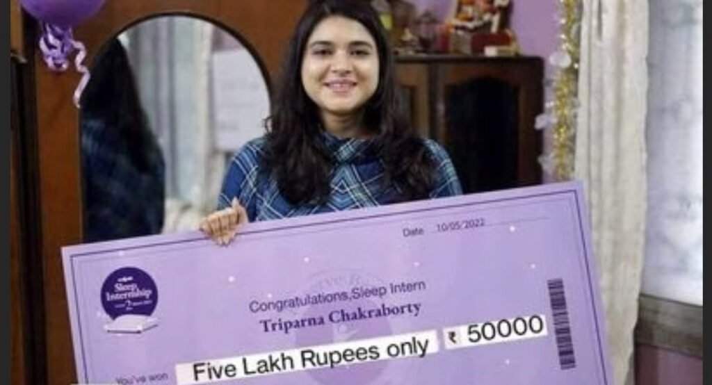 Triparna Chakraborty ने 100 दिनों तक हर दिन नौ घंटे सोकर बनाया रिकॉर्ड