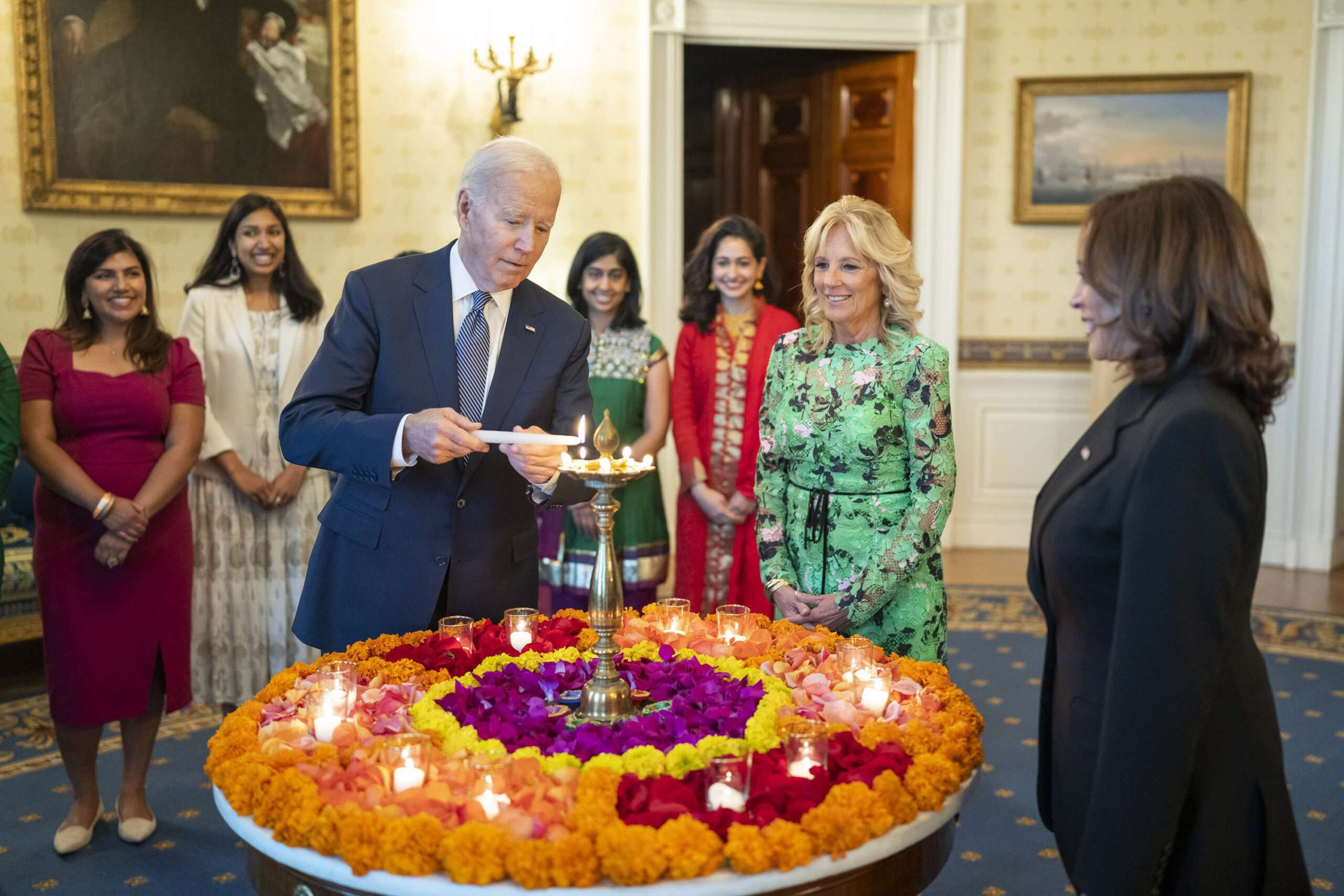 Diwali House: अमेरिकी राष्ट्रपति जो बिडेन ने वाइट हाउस में दिवाली मनाई