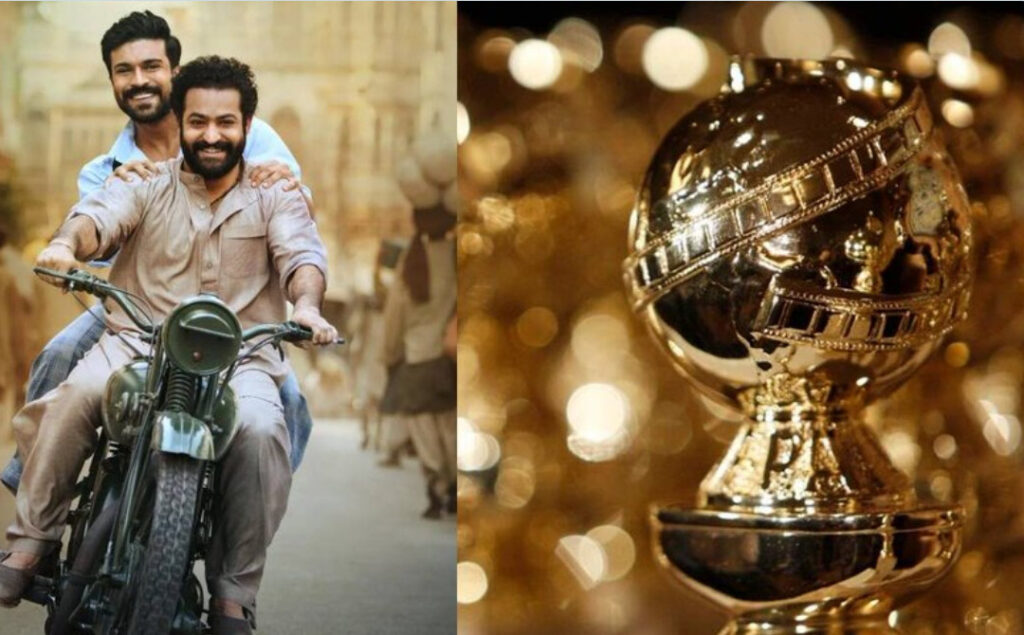 Golden Globe Awards: RRR मूवी के नाटू नाटू गाने को बेस्ट ओरिजनल सॉन्ग के लिए गोल्डन ग्लोब अवॉर्ड मिला है। फिल्ममेकर एसएस राजामौली ने सभी को जश्न मनाने का मौका दिया है। बड़े सेलेब्रिटीज से लेकर फैंस तक आरआरआर टीम को बधाइयां दे रहे हैं।