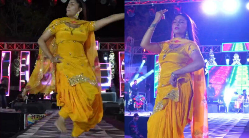 Sapna Chowdhary Song:सपना चौधरी ने गाने पर किया कमरतोड़ डांस