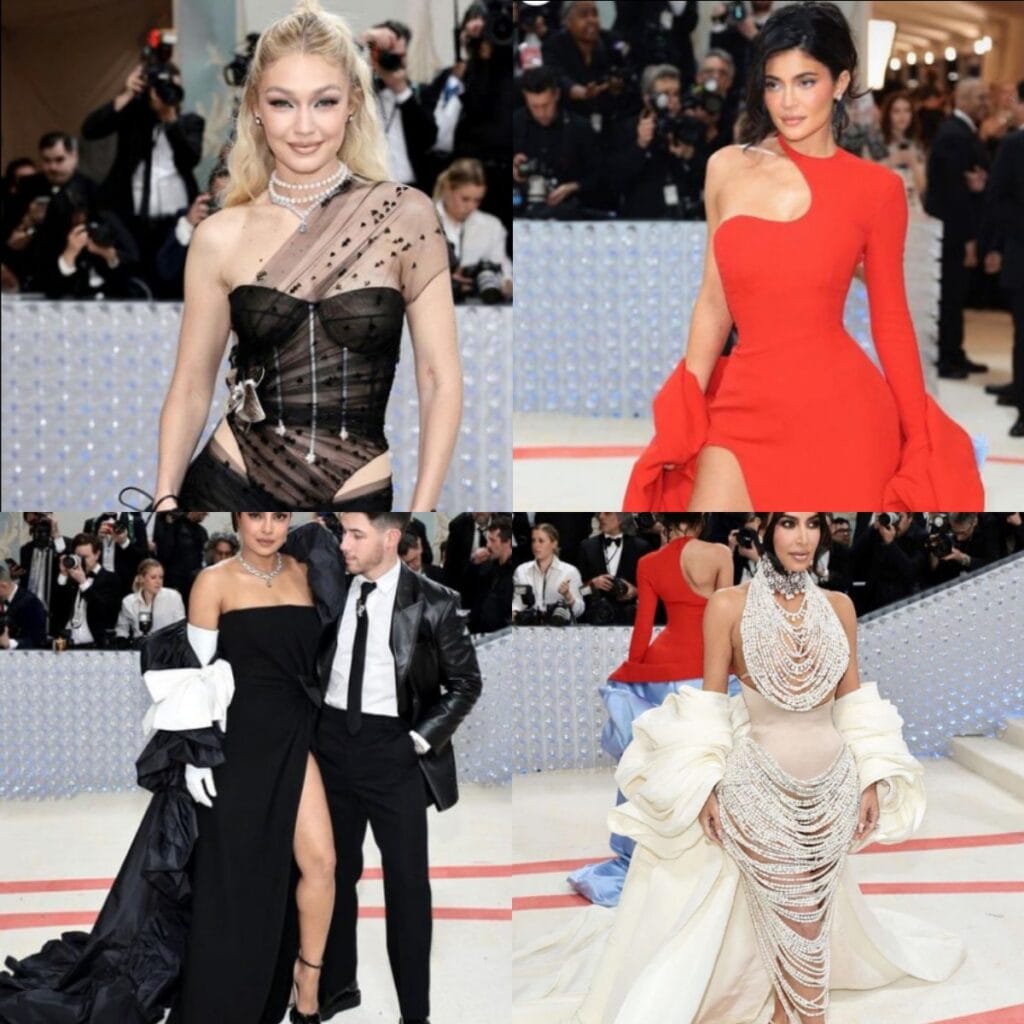 Met Gala में किम कार्दशियन प्रियंका सहित टॉप सेलेब्रिटीज ने दिखाए जलवे