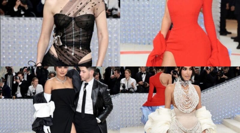 Met Gala में किम कार्दशियन प्रियंका सहित टॉप सेलेब्रिटीज ने दिखाए जलवे