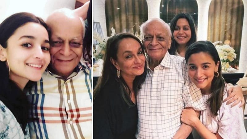 आलिया भट्ट के नाना का 95 साल की उम्र में निधन, एक्ट्रेस ने भावुक पोस्ट शेयर कर कहा, 'मेरा दिल दुख से भर गया'