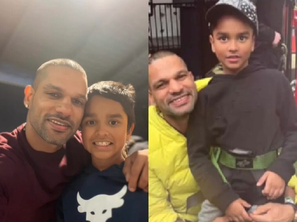 Shikhar Dhawan Son: 3 साल बाद अपने बेटे से मिलेंगे शिखर धवन