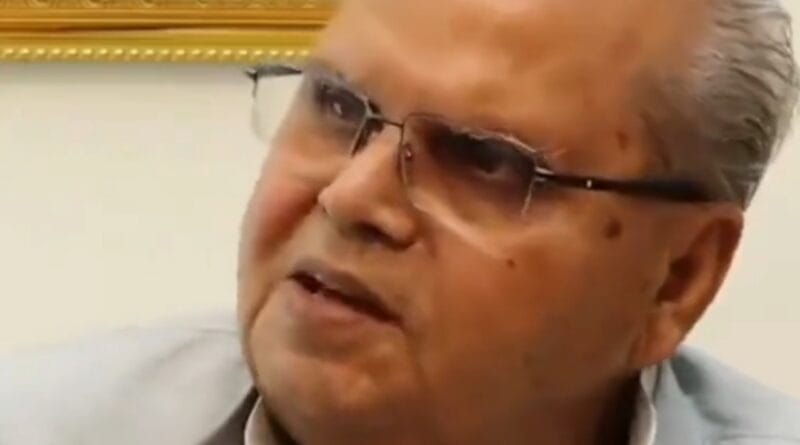 Satyapal Malik ने दिया सनसनीखेज ब्यान