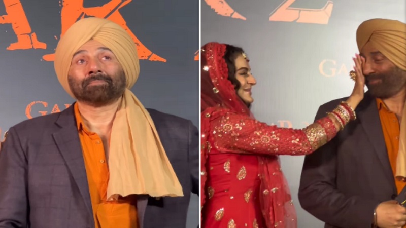 Sunny Deol: 'गदर 2' के ट्रेलर लॉन्च के दौरान इमोशनल हुए सनी देओल तो अमीषा पटेल ने पोछे आंसू, देखिए वायरल वीडियो