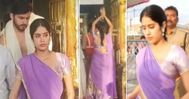 बॉयफ्रेंड शिखर पहाड़िया के साथ तिरुपति बालाजी मंदिर पहुंचीं जान्हवी कपूर, देखें वीडियो