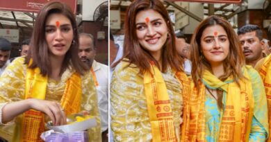 Kriti Sanon: नेशनल अवार्ड जीतने के बाद फैमिली संग सिद्धिविनायक मंदिर पहुंची कृति सेनन, लिया गणपति बप्पा का आशीर्वाद