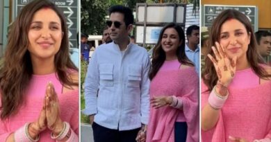 शादी के बाद कुछ इस अंदाज में नजर आए Parineeti Chopra और Raghav Chadha, जींस-टॉप, मांग में सिंदूर और हाथों में चूड़ा पहने खूबसूरत दिखी नई दुल्हन