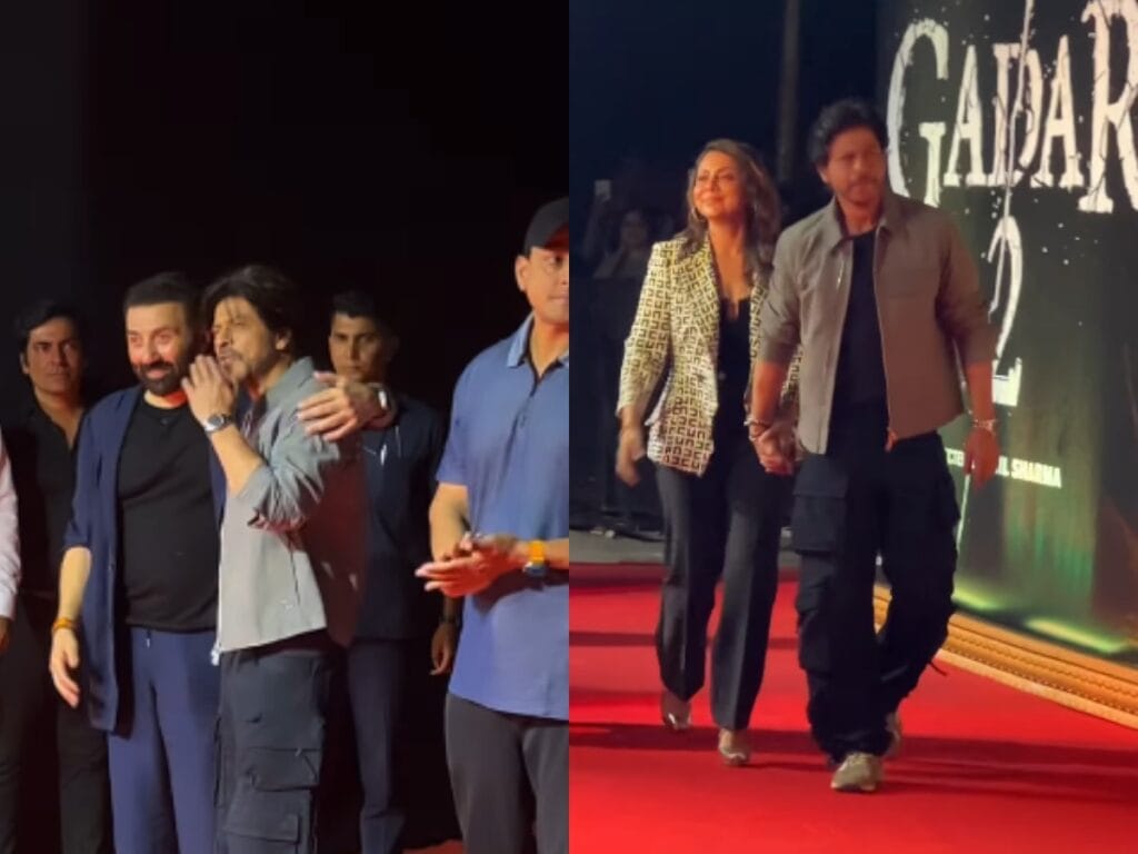 Sunny Deol Shah Rukh Khan एक साथ आए नजर