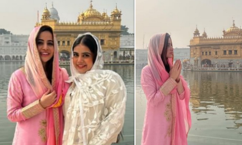 उर्फी जावेद ने गोल्डन टेंपल में टेका मत्था, पिंक सलवार सूट में खूबसूरत दिखी एक्ट्रेस