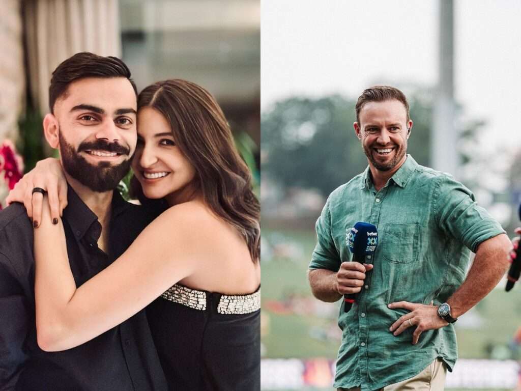 AB de Villiers विराट, अनुष्का के दूसरी बार पेरेंट्स बनने की खबर पर पलटे