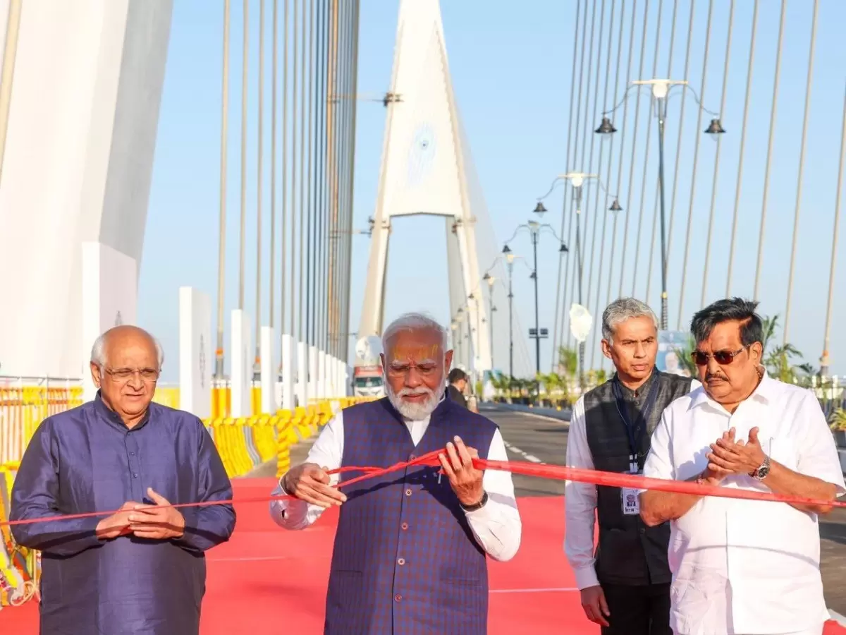 Sudarshan Setu: सुदर्शन सेतु का पीएम मोदी ने किया उद्धघाटन