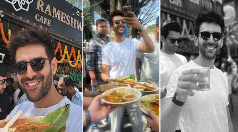 Kartik Food: साउथ इंडियन फूड का लुफ्त उठाते दिखे कार्तिक आर्यन