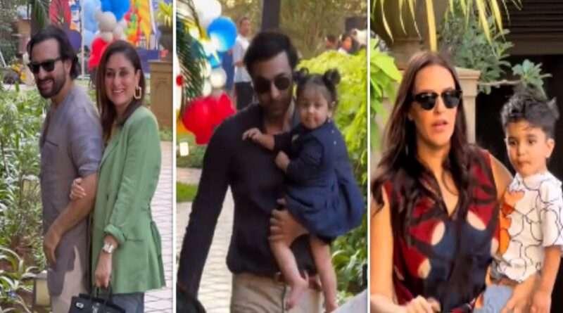 Birthday Party: जेह की बर्थडे पार्टी में लगा सितारों का मेला