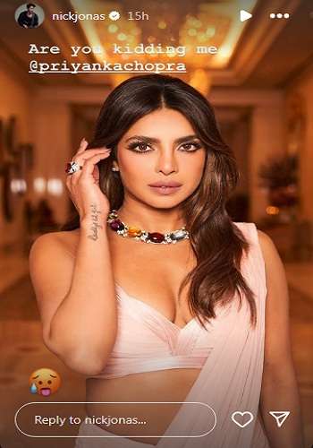 Priyanka Chopra के देसी लुक पर फिदा हुए पति निक जोनास, तस्वीरें देख कही ये बात