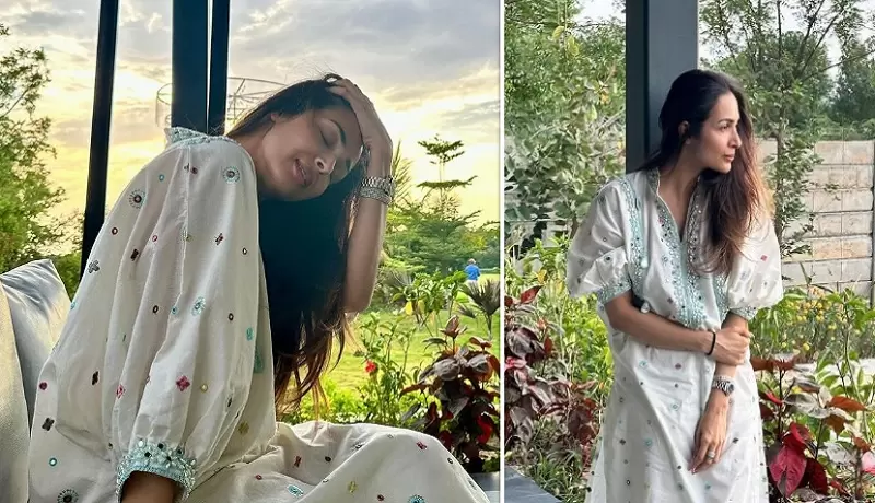 Malaika look: मलाइका अरोड़ा ने फ्लॉन्ट किया अपना 'नो फिल्टर' लुक