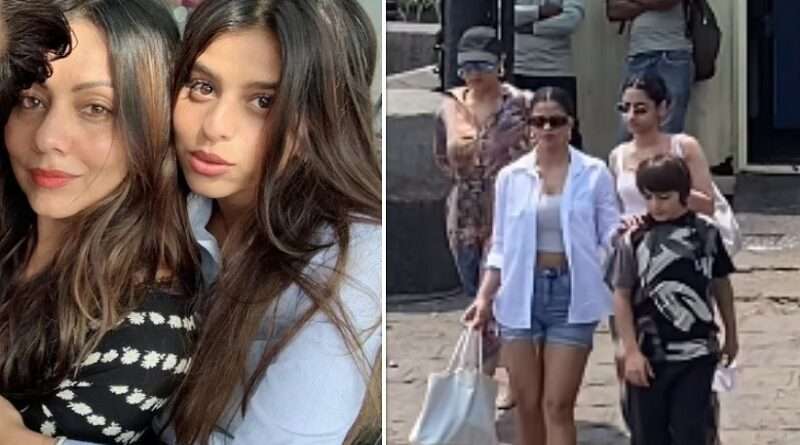 Suhana Gauri: माँ गौरी खान संग घूमने निकली सुहाना खान