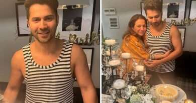 Varun Dhawan Family: वरुण धवन ने केक काटकर मनाया जन्मदिन