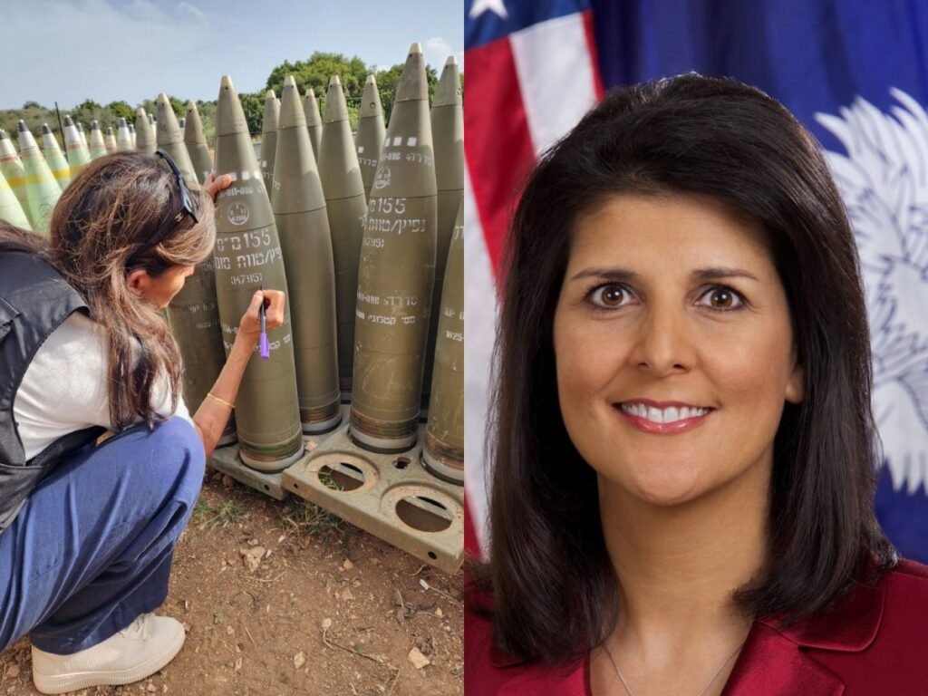 Nikki Haley ने इजरायली मिसाइल पर 'उन्हें खत्म करो' संदेश के साथ किए हस्ताक्षर