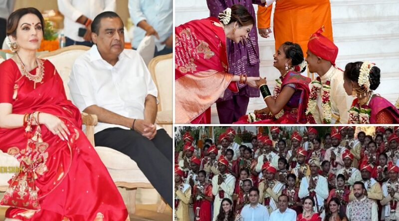 Anant Radhikas Wedding से पहले अंबानी ने कराया 50 जोड़ों का विवाह