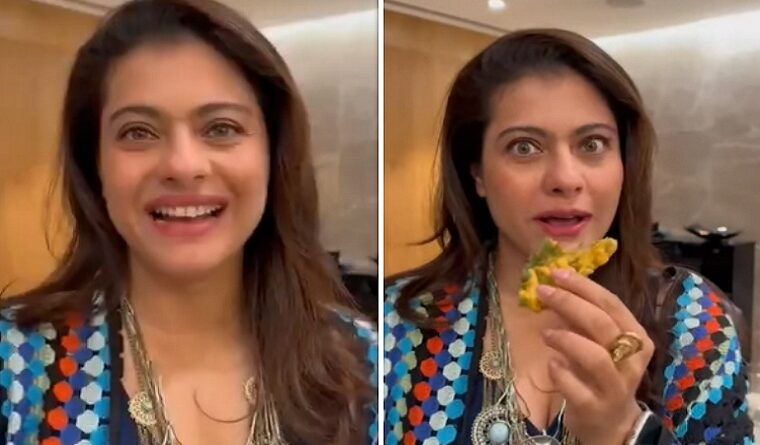 Kajol ने पालक के पकौड़े खाकर मनाया अपना 50वां जन्मदिन