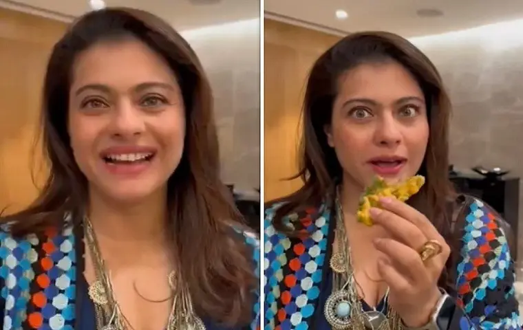 Kajol ने पालक के पकौड़े खाकर मनाया अपना 50वां जन्मदिन