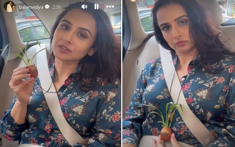 Vidya Balan को जैकी श्रॉफ ने भेजा स्पेशल हार, पहनते ही कुछ ऐसा था एक्ट्रेस का रिएक्शन