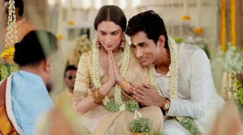 Aditi Rao Hydari-Siddharth Wedding : शादी के बंधन में बंधी अदिति राव