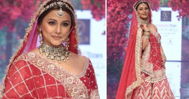 Hina Khan : सुर्ख लाल जोड़ा पहनकर दुल्हन बनी हिना खान