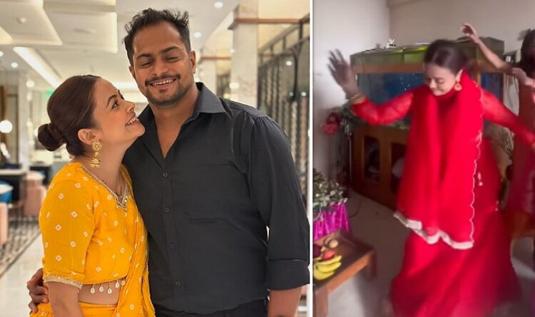 Devoleena Bhattacharjee ने गणेश विसर्जन में किया जमकर डांस
