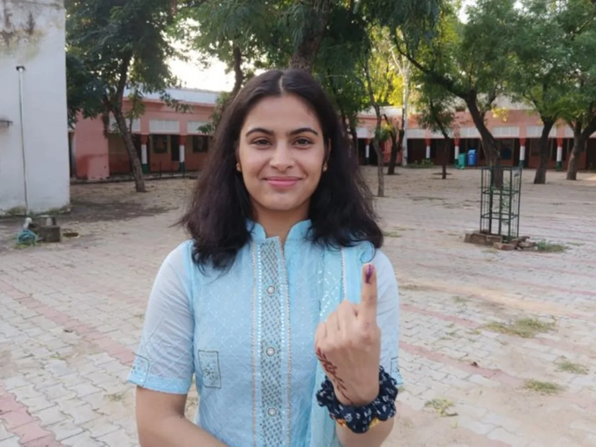 Manu Bhaker vote in Haryana Assembly elections