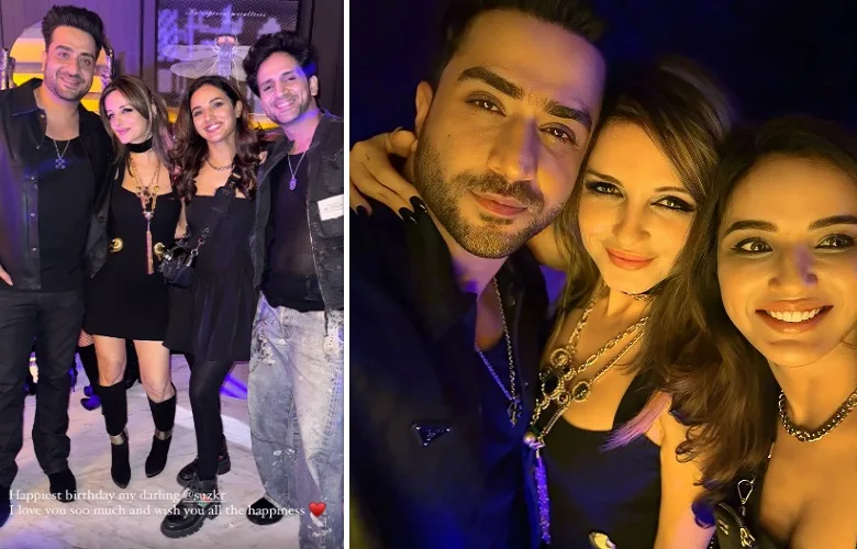 Aly Goni and Jasmin Bhasin wished Sussanne Khan on her birthday