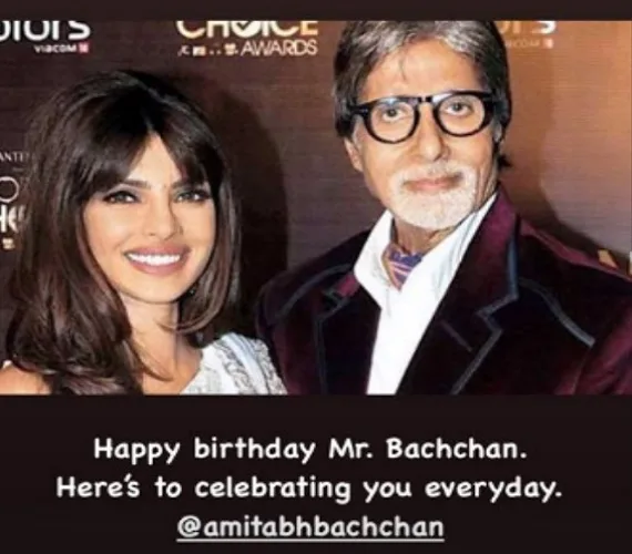 Amitabh Bachchan Birthday Priyanka Chopra