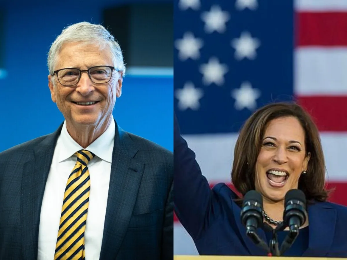 Bill Gates ने Kamala Harris के समर्थन में दिया $50M डोनेशन