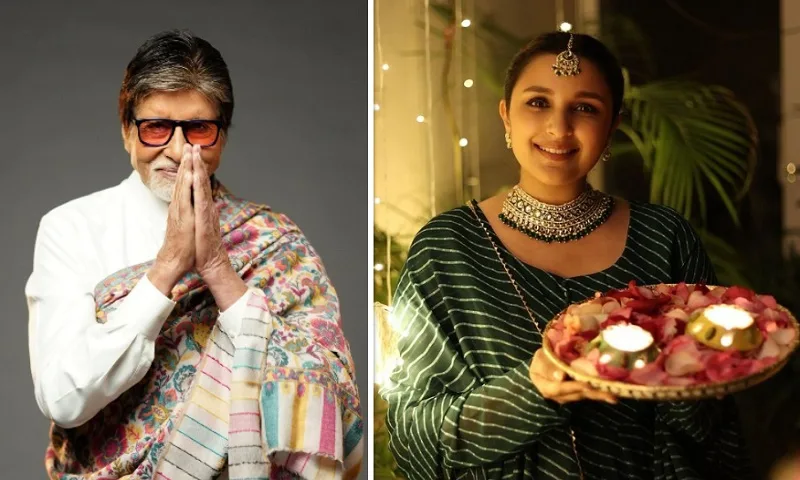 Diwali 2024 : अमिताभ बच्चन से लेकर परिणीति चोपड़ा तक बॉलीवुड सेलेब्स ने फैंस को दी दीवाली की शुभकामनाएँ, देखिए तस्वीरें 