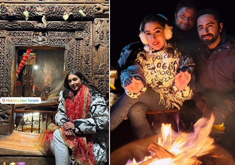 Sara Ali Khan paid obeisance at Hidimba temple