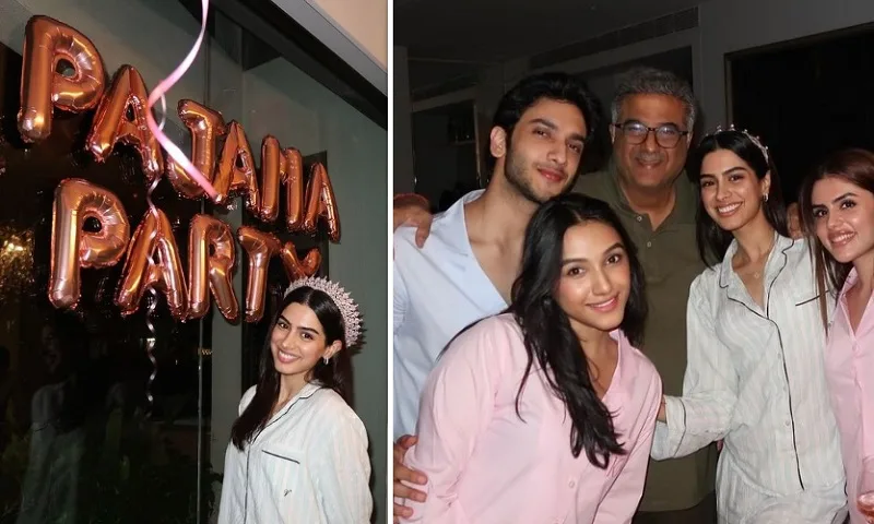 Khushi Kapoor ने 24वें बर्थडे पर दोस्तों संग की पजामा पार्टी