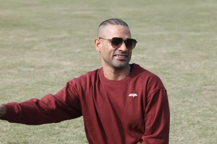 Shikhar Dhawan ने मैदान में कबड्डी स्टाइल में मनाया जश्न