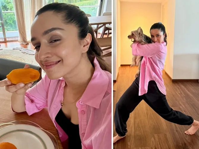Shraddha Kapoor पेट डॉग्स Shyloh और Small के साथ एन्जॉय किया संडे
