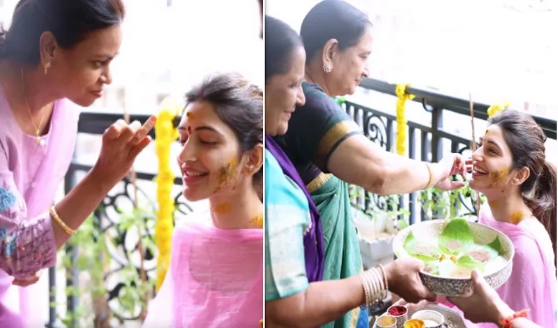 Sreeleela Haldi Photos क्या शादी कर रही श्रीलीला