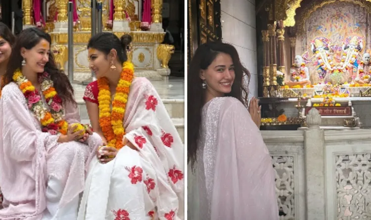 Disha Patani Birthday 33वें बर्थडे पर मंदिर पहुंची दिशा पटानी