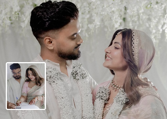हिना खान ने बॉयफ्रेंड रॉकी जायसवाल संग रचाई शादी, शेयर की खूबसूरत तस्वीरें 