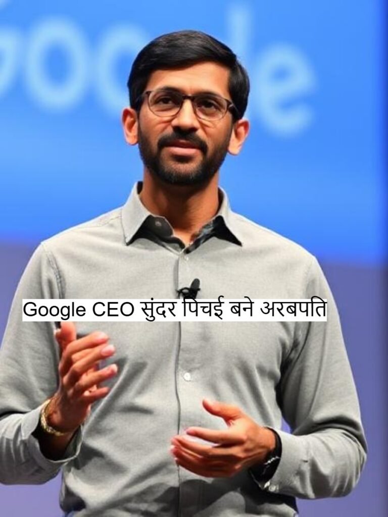 Google CEO Sundar Pichai बने अरबपति, जानिए उनकी कुल संपत्ति 1 Google CEO Sundar Pichai बने अरबपति, जानिए उनकी कुल संपत्ति