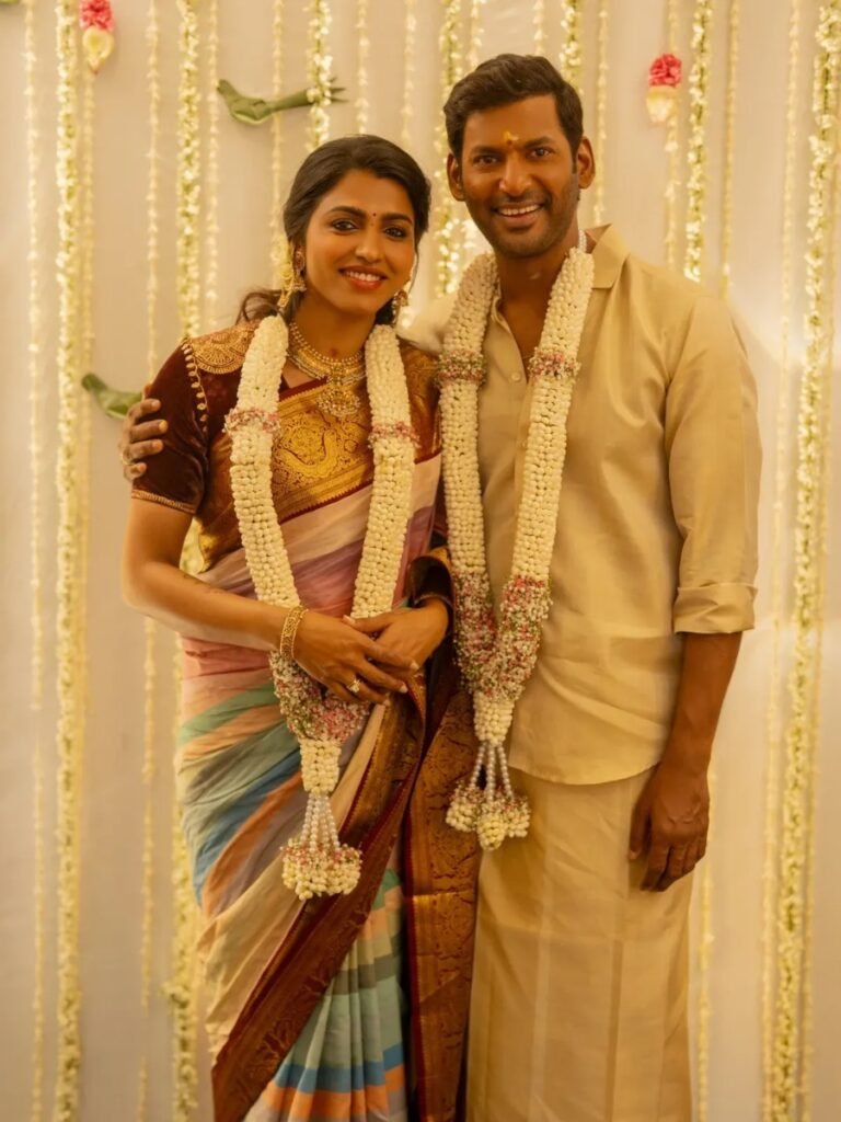 Who is actor Vishal Krishna Reddy fiance Sai Dhanshika